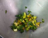 A picture of step 3 of Neem Leaves with Eggplant Stir- Fry.