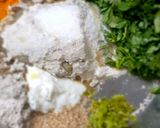 A picture of step 2 of Methi na dhebra.