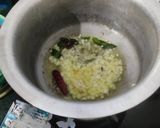 A picture of step 1 of Sev Tamata with Garlic.