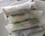 Hình bước làm 2 của món Cuộn tôm hành lá