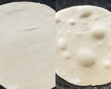 A picture of step 3 of Multigrain Thepla.