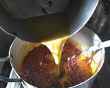 A picture of step 4 of Bright light Jellof & P.P Chiken -fish with Sunrise Spinach.