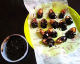 A picture of step 3 of Walnuts in Dates Dipped In Chocolate.