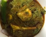 A picture of step 5 of Methi palak chaman.