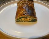 Une image de l'étape 4 de 💝Feuilleté saumon 🍣 épinards 🪹🥬🥦 légumes de saison 🌶️.