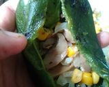 A picture of step 6 of Chiles Rellenos with Cream Sauce.