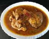 A picture of step 5 of Fish curry masala.