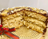 Foto del paso 12 de la receta: Pastel con coca de almendras, cabello de ángel y ganaché
