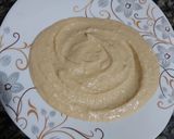 A picture of step 5 of Hummus and lavash.