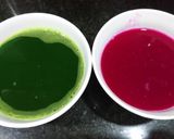 A picture of step 1 of Three-Color Steamed Layer Cake (Bánh da lợn tam sắc).