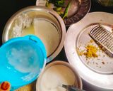A picture of step 1 of Gujarati kadhi.