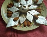 A picture of step 11 of Kaju Katli.