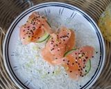 A picture of step 7 of Smoked Salmon Stuffed Rice Paper Pillows.