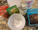 A picture of step 1 of Vietnamese Silken Tofu with Brown Sugar Syrup and Tapioca Pearls.