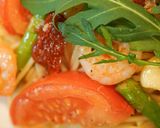 A picture of step 8 of Homemade Brunch Recipe | Shrimp & Tomato Olive Oil Pasta 🫒🍽️.