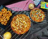 પેરી-પેરી ફ્રેન્ચ ફ્રાઇઝ પીઝા (Peri Peri French Fries Pizza Recipe In Gujarati) રેસીપી સ્ટેપ6ફોટો