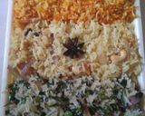 A picture of step 10 of Tri colour Rice.