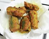 A picture of step 6 of Batter Fried Stuffed Bitter Gourd.