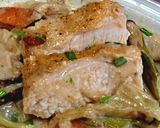 รูปขั้นตอนการทำที่ 8 ของ ไก่อบครีมซอส
