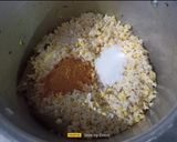A picture of step 4 of Swaminarayan Kadhi Khichdi (Satvik Khichdi).