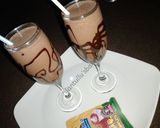 A picture of step 1 of Chocolate milkshake.