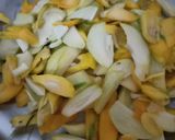 A picture of step 1 of Tangy Aam launj.