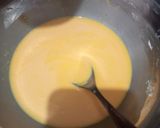 A picture of step 1 of Custard ice cream 🤤.