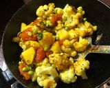 পিস কলিফ্লাওয়ার রোস্ট(Peas Cauliflower Roast,Recipe in Bengali) রেসিপি ধাপ - 4 ছবি