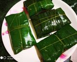 A picture of step 6 of Ilish paturi.