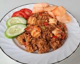 Foto langkah ke 5 dari resep Nasi Goreng Udang.