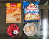 Hình bước làm 1 của món Phô mai con bò cười chiên xù