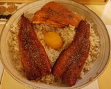 Une image de l'étape 6 de Bol de Riz à l'Anguille Grillée et au Saumon 