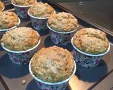 Foto langkah ke 7 dari resep Banana Muffin with Peanut Butter (eggless).