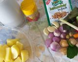 Foto langkah ke 1 dari resep Ayam kentang masak kuning.