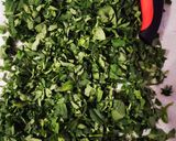 A picture of step 1 of Gujarati Methi Paratha (Fenugreek leaves Roti).