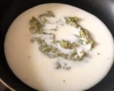 A picture of step 5 of Green Chili Halwa.