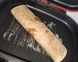 A picture of step 7 of Vegetable Sandwich Wrap (No bread).