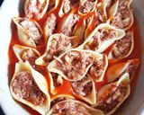Une image de l'étape 4 de Conchiglionis farcis au boeuf.
