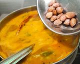 A picture of step 4 of Gujarati Dal.