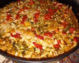 عکس مرحله 7 از دستور پیتزا مرغ و قارچ