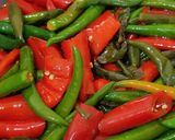 Gambar langkah 3 resipi Sambal Penyet Cara Aza Aaj.
