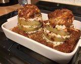Une image de l'étape 9 de Céleri raves façon hamburger au jambon, fromage et tomates.