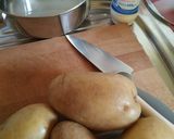 Hagymás krumpli köret recept fázis 1 fotója