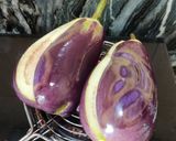 A picture of step 2 of ROASTED EGGPLANT MASH (no tomato 🍅)...
