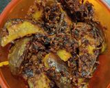 A picture of step 8 of Masala Baingan.