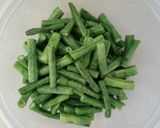 Foto langkah ke 2 dari resep Tumis Labu Kacang Panjang.