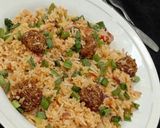 मंचूरियन वेज फ्राइड राइस (Manchurian veg fried rice recipe in Hindi) रेसिपी चरण 8 फोटो