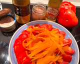 Foto del paso 1 de la receta: Ensalada de tomate “corazón de buey” con jengibre encurtido y vinagreta japonesa