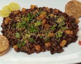 A picture of step 9 of Kalay chanay ki Chaat.