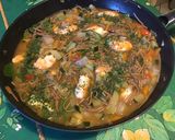 Une image de l'étape 20 de Soupe asiatique aux nouilles de saba, crevettes, légumes et menthe.